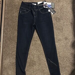 YMI Women's High Rise Dark Blue Jeans